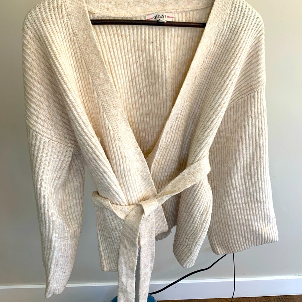 Wrap sweater